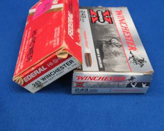 Lot 493. Thirty .243 Winchester rounds