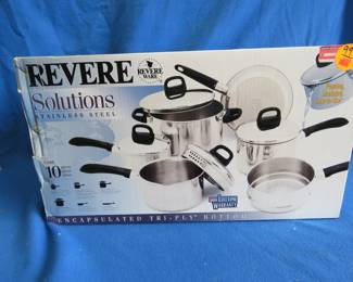 Lot 99. NIB Revere Ware cookware