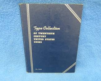 Lot 259. US Coin Twentieth Century Type set. Includes $5.40 face value silver coins.