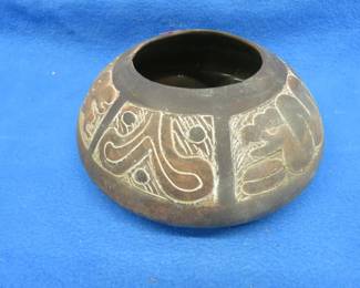 Lot 239. Mexican or Native American pottery bowl