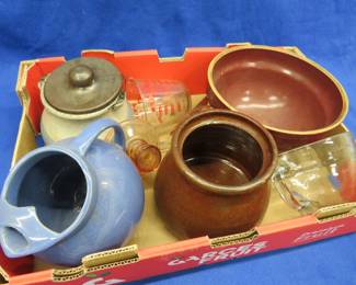 Lot 183. Old pottery and more