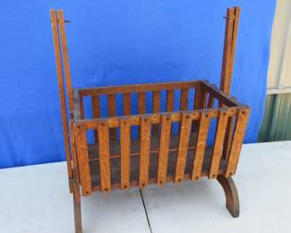 Lot 247. Doll cradle