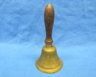 Lot 198. Brass teacher's bell with great sound