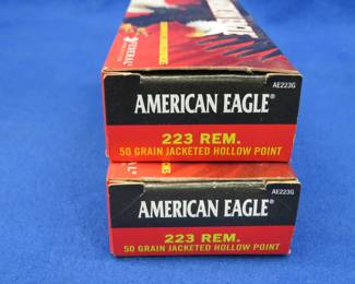 Lot 64. 40 American Eagle 223 Rem rounds
