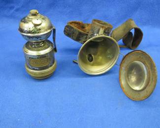 Lot 475. Two vintage carbide lamps for parts or repair