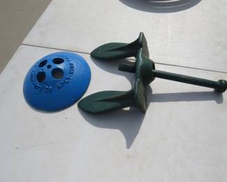 Lot 127. 15-pound Navy anchor and a safety anchor