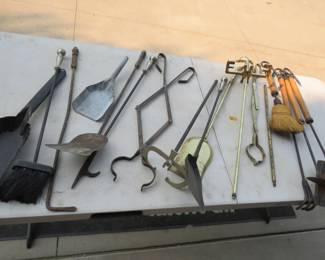 Lot 288. Fireplace utensils