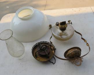 Lot 283. Hanging lamp. Untested