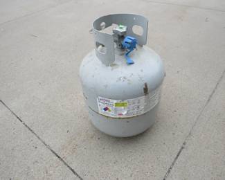 Lot 149. Empty 20 lb. propane tank