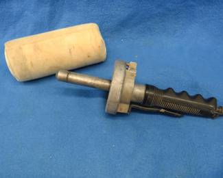 Lot 490. Dog training dummy launcher. Uses .22 power hammer loads.