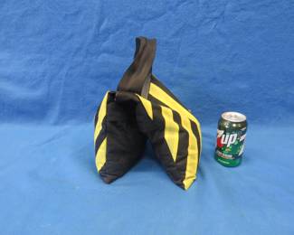 Lot 65. Three weighted bags for stabilization. Each one weighs about 15 lbs.