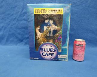 Lot 181. Blues Cafe M & M dispenser. No candy included.