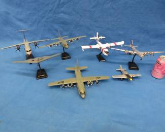 Lot 218. Plastic plane models