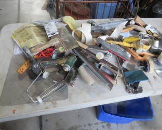 Lot 39. Dry wall and painting supplies