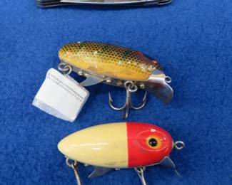Lot 487. Two Clark's 2 1/4" Water Scouts, an Imperial folding knife, and more