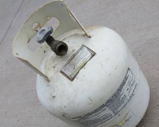 Lot 151. Empty 20 lb. propane tank