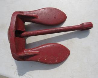 Lot 126. 10-pound Navy anchor