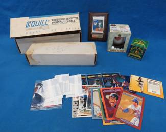 Lot 217. Baseball cards and more