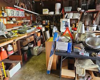 Tools, restaurant equipment.