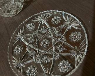 cut glass server