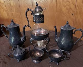 silver tea coffee