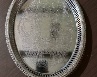 silver tray