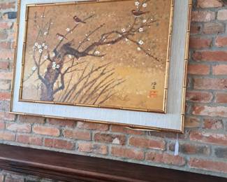 INTERESTING ORIENTAL ART WITH DISPLAY LIGHT