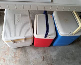 THREE SIZES OF COOLERS