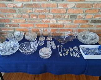 STOPPER COLLECTION - ANTIQUE FINE CUT GLASS, WATERFORD AND PRESSED GLASS