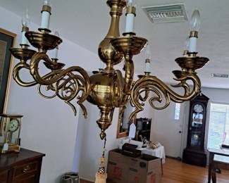 BRASS CHANDELIER