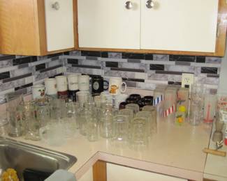 Vintage Glassware- Coke, CNN, Frosted, Naked Ladies, Flintstones, Dads, Haloburger,  Mugs, Drinkware