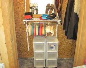 Storage Containers, Hats, Shoes, Purses, Hangers