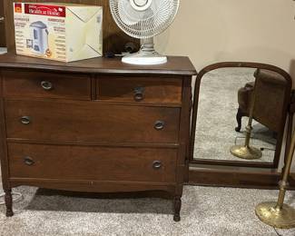 Antique dresser with mirror