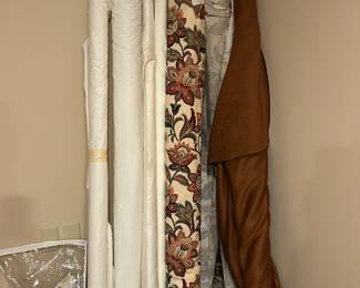 Bolts of fabric