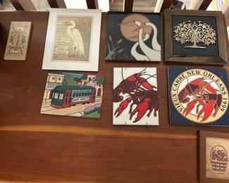 Ceramic trivet tiles