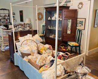 antique iron day bed