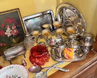 silverplate serving pieces