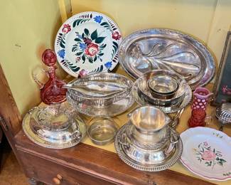 silverplate serving pieces