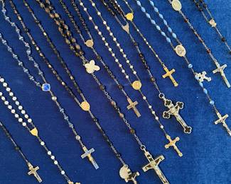antique rosary collection