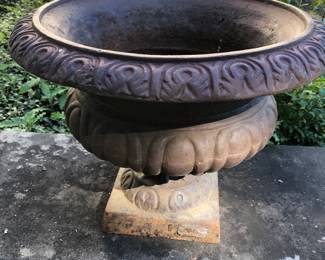 Iron urn