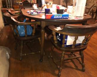 Vintage Captains table and chairs