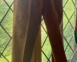 Vintage Italian leather pants. Circa 1970.