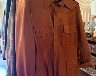 Fine vintage men’s leather jacket. 