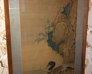 Antique Chinese painting On silk 