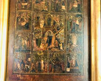 Antique Russian icon
