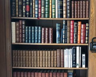Wonderful selection of Franklin Library & Easton Press & antique leather bound books 