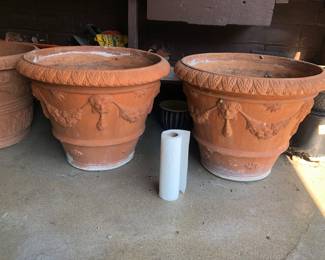 Huge wonderful Terra cotta planters