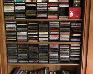 A big selection of CDs
