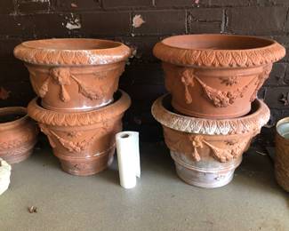 Large Terra cotta planters