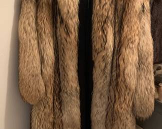 Full Length Beaver Coat , Abrahamsons, Oak Park Illinois 